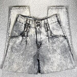 Vintage RIO by Stefano Jeans Women's 5 (30x28) Acid Wash Retro Mom 80s Grunge